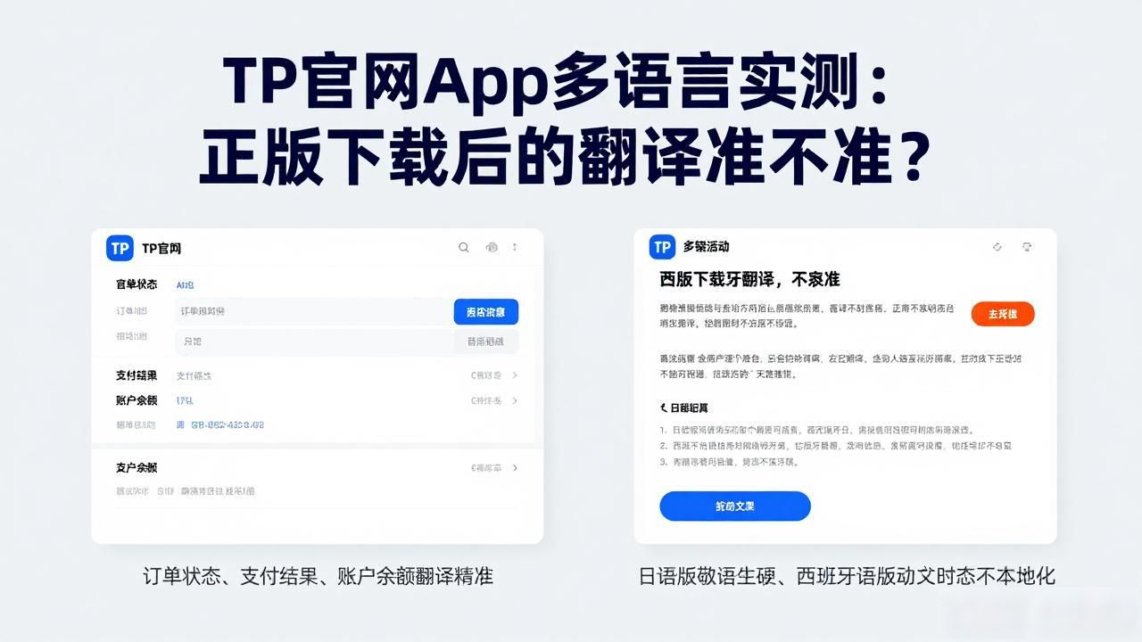 TP官网App多语言实测：正版下载后的翻译准不准？