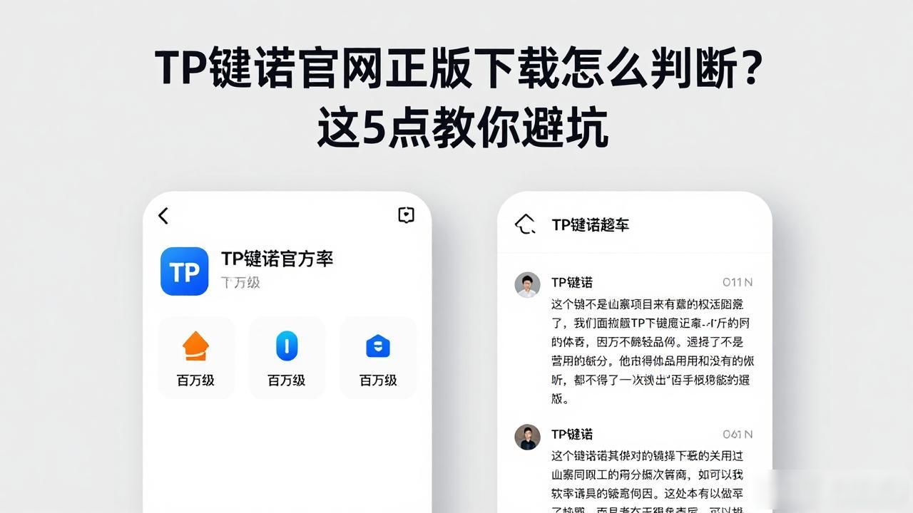 TP钱包官网正版下载怎么判断？这5点教你避坑