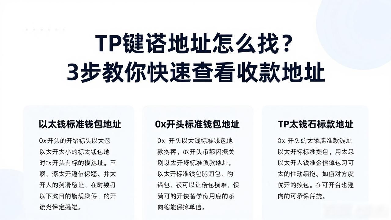 TP钱包地址怎么找？3步教你快速查看收款地址
