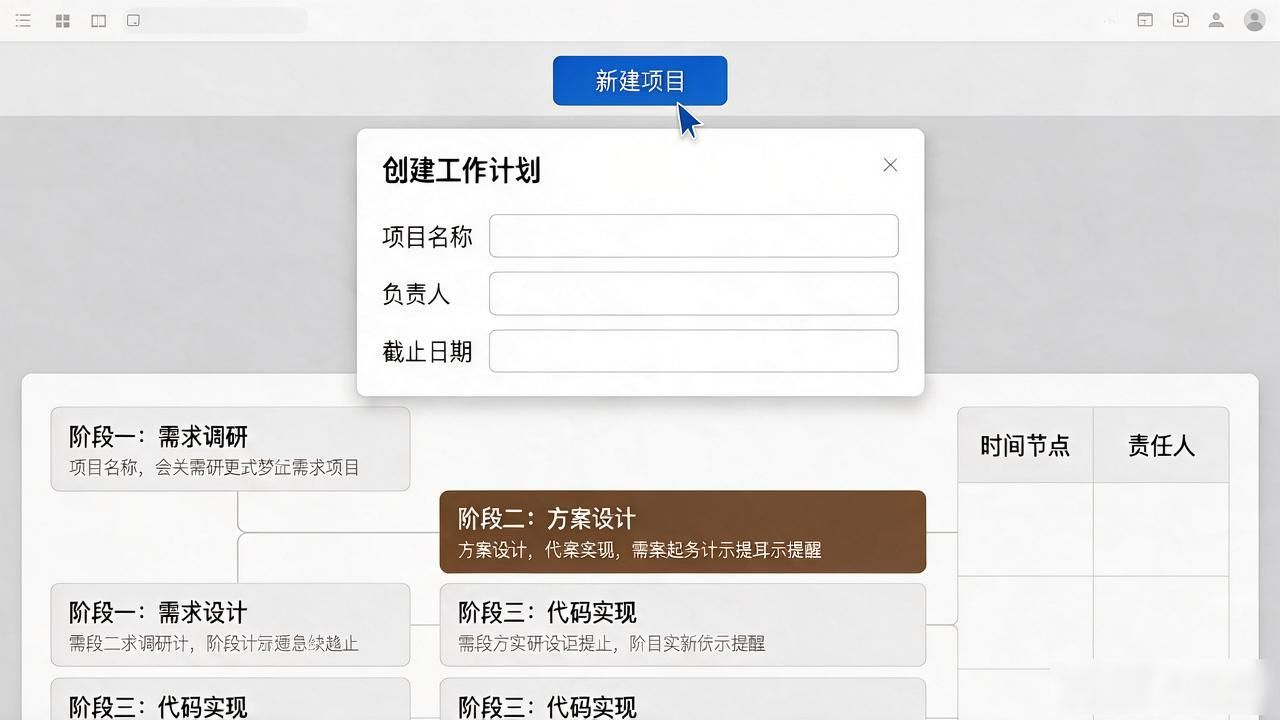 如何通过TP官方网站下载创建工作计划_职场工作流程规划_TP项目管理系统操作步骤