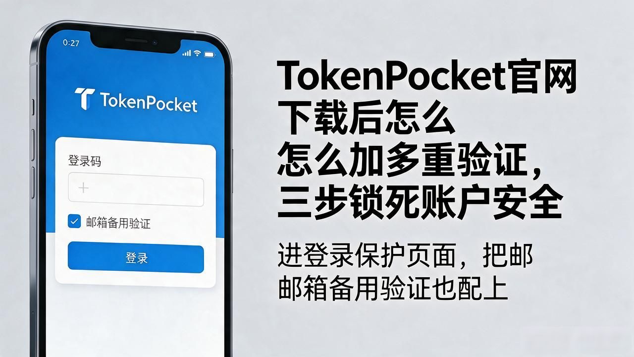 tokenpocket官网下载后怎么加多重验证，三步锁死账户安全