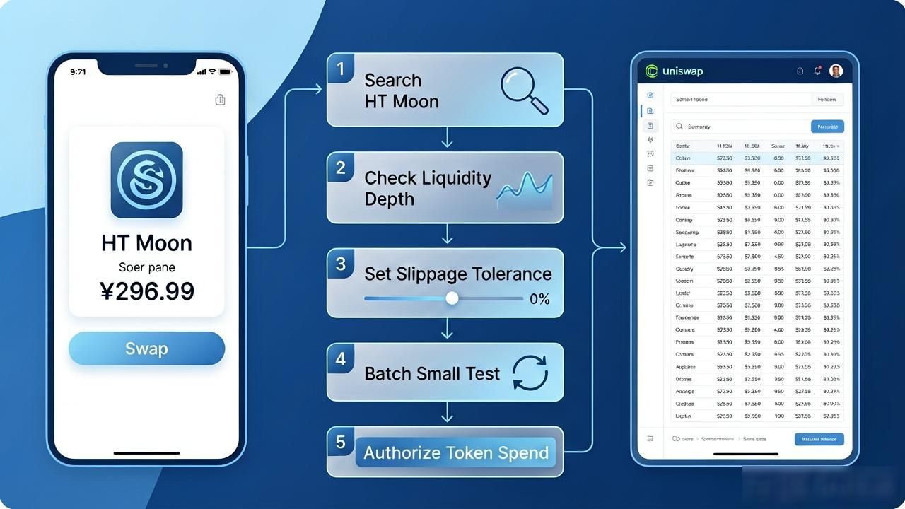 TP钱包兑换HTMoon的步骤_tp钱包怎么兑换htmoon_HTMoon在TP钱包的交易方法
