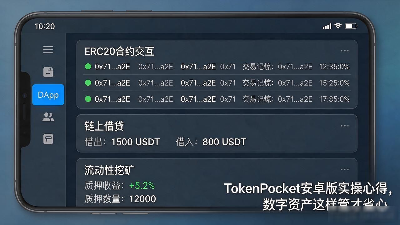 tokenpocket安卓版实操心得，数字资产这样管才省心