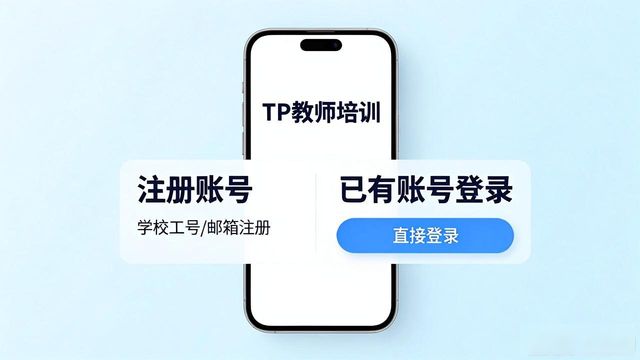 在TP官网下载教师培训APP的步骤