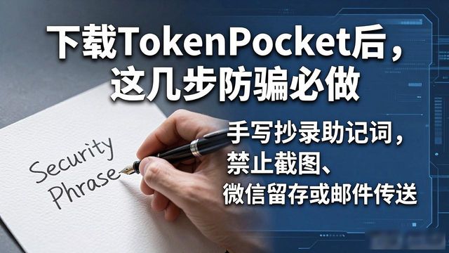 下载TokenPocket后，这几步防骗必做