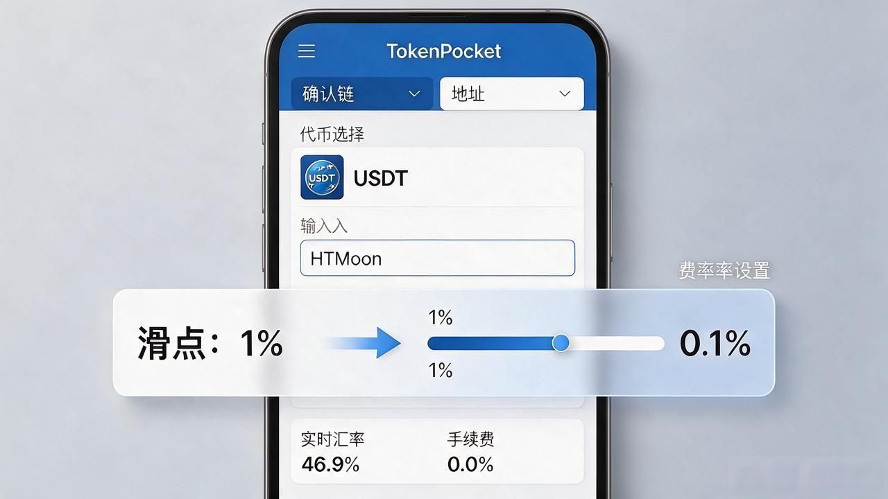 tp钱包怎么购买htmoon_HTMoon合约地址核实与滑点设置技巧_TP钱包Swap买入HTMoon详细教程