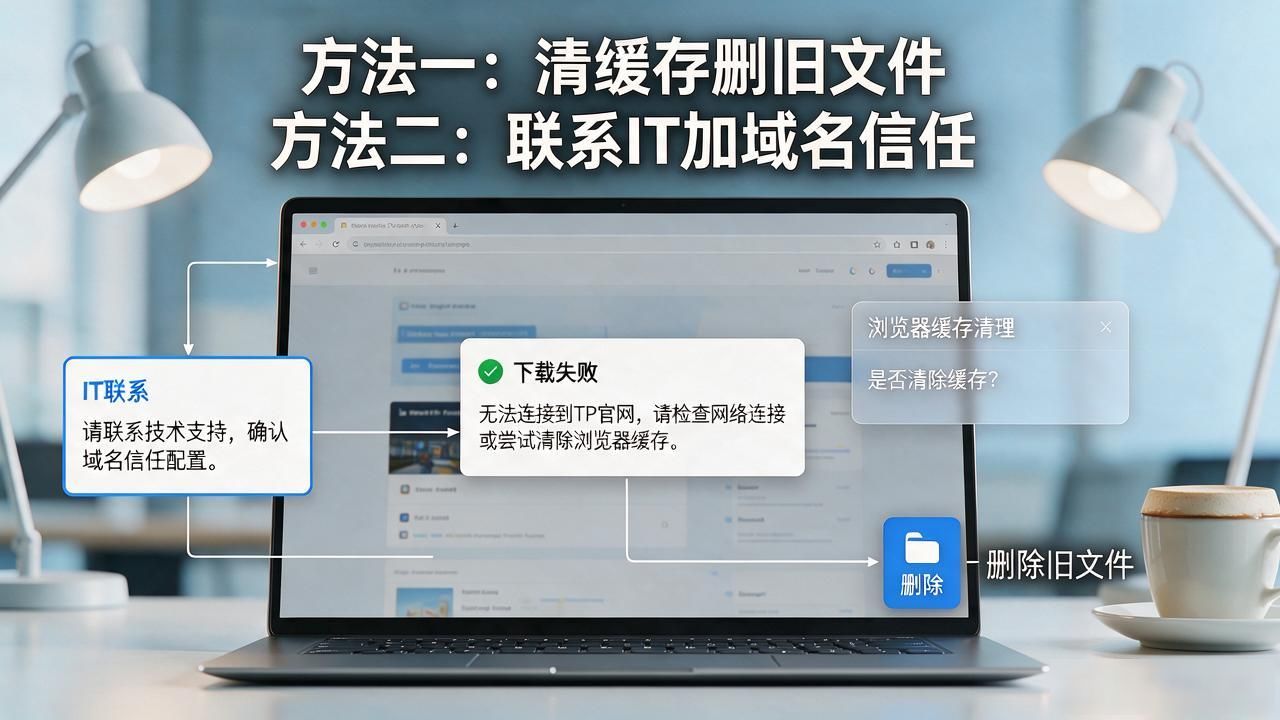 TP官方网站下载总是失败或卡住？这几个方法帮你快速解决