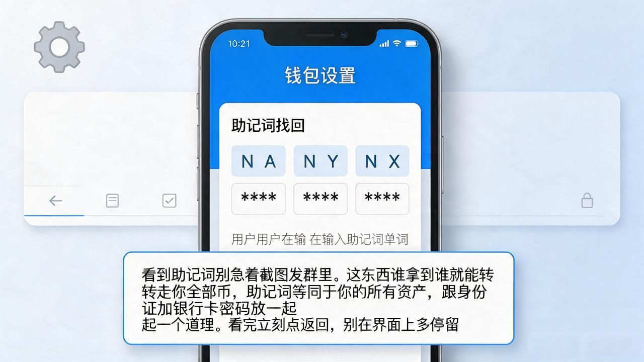 tp钱包的助记词怎么看_TP钱包如何查看助记词_TP钱包找回助记词步骤