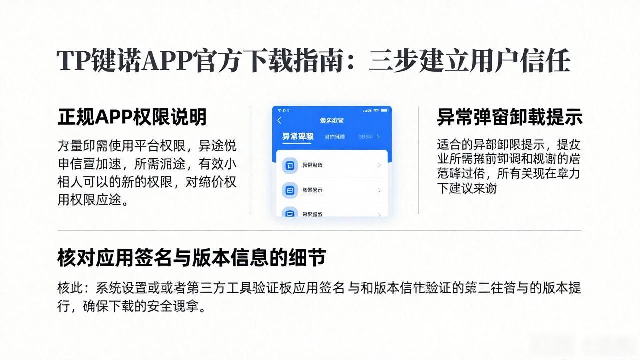 TP钱包APP官方下载指南：三步建立用户信任