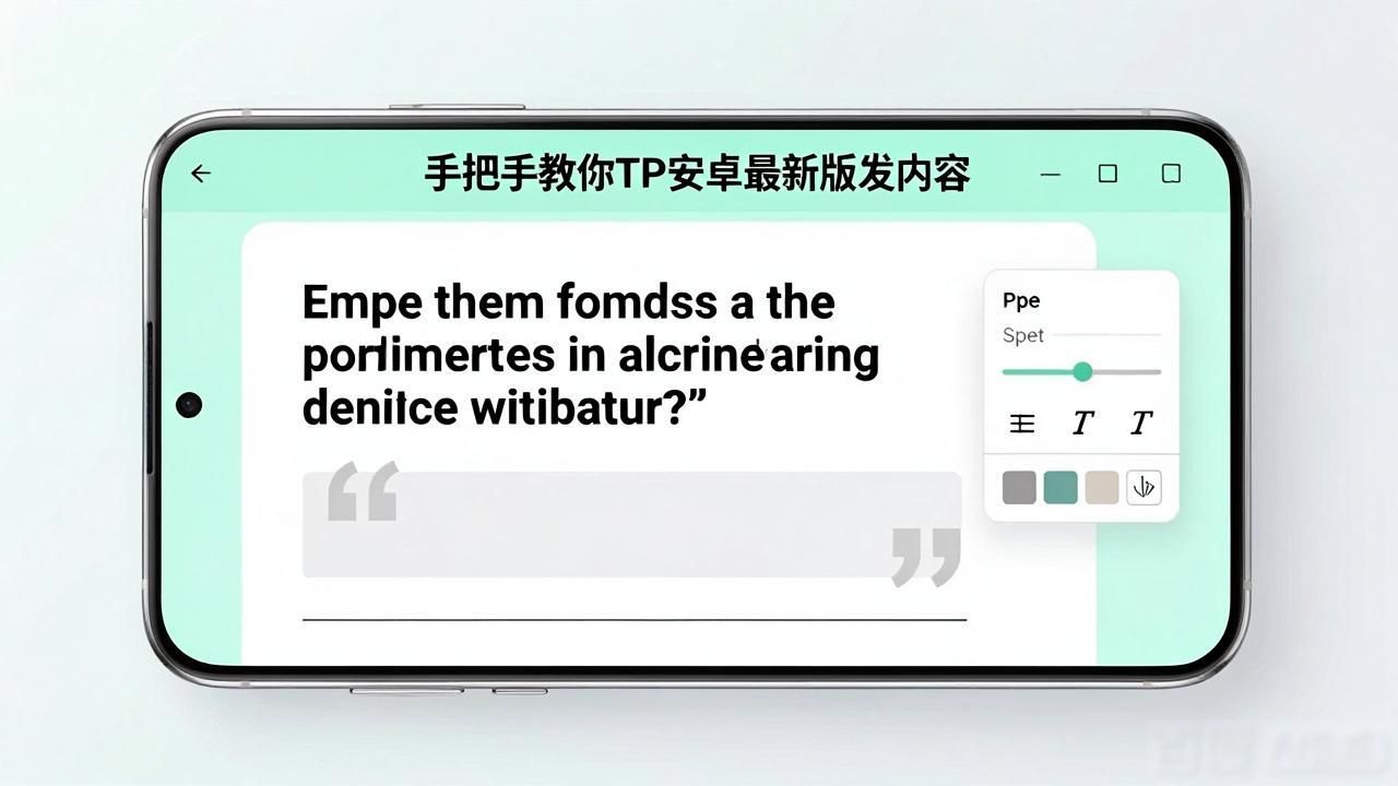 手把手教你TP安卓最新版发内容