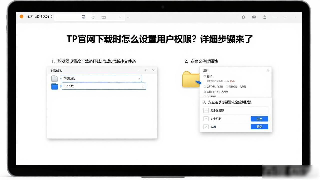 TP官网下载时怎么设置用户权限？详细步骤来了