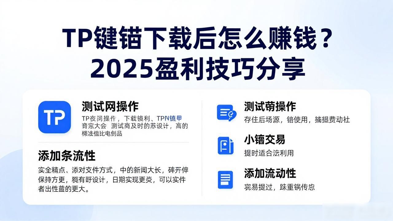 TP钱包下载后怎么赚钱？2025盈利技巧分享